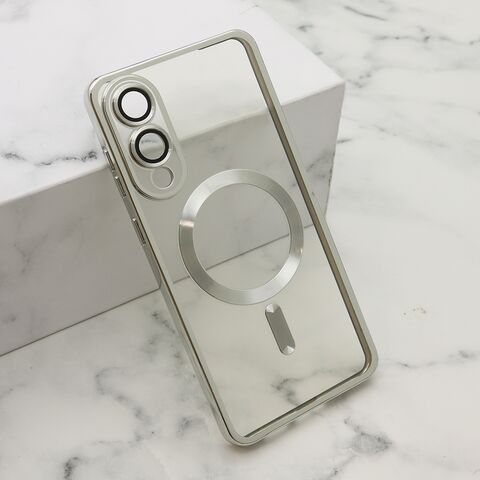 Zastitna maska (futrola) CAMERA PROTECT MagSafe - Samsung S937 Galaxy S25 Edge 5G srebrna (MS).