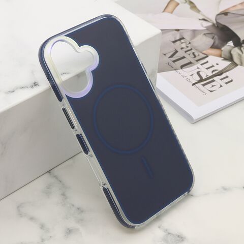 Zastitna maska (futrola) AMBER RING MagSafe - iPhone 17 plava (MS).