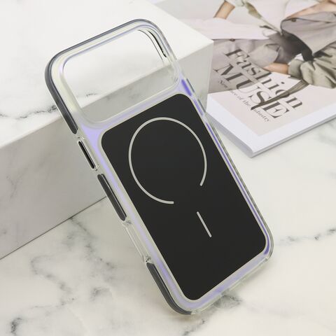 Zastitna maska (futrola) AMBER RING MagSafe - iPhone 17 Pro Max (6.9) crna (MS).