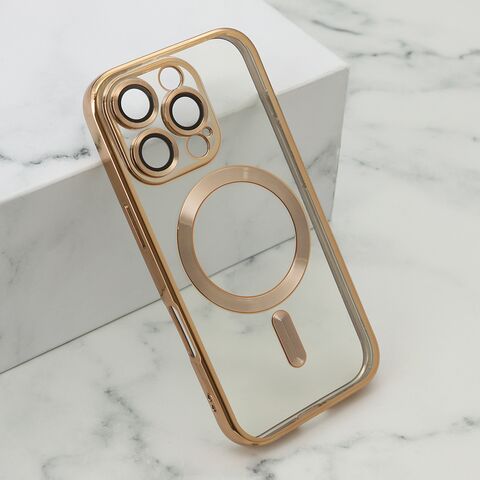 Zastitna maska (futrola) CAMERA PROTECT MagSafe - iPhone 16 Pro (6.3) zlatna (MS).
