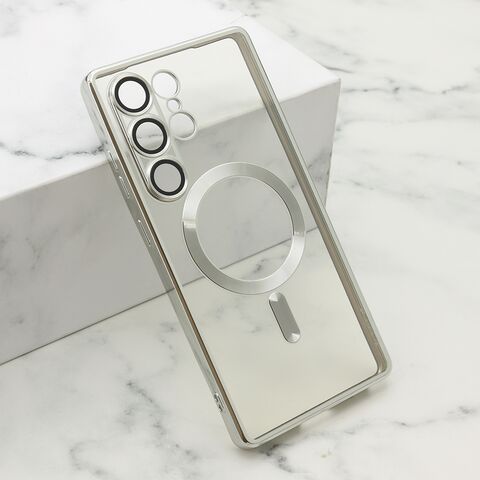 Zastitna maska (futrola) CAMERA PROTECT MAGSAFE - Samsung S938 Galaxy S25 Ultra 5G srebrna (MS).