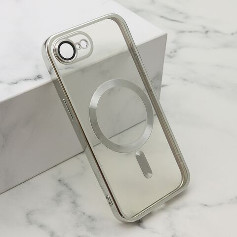 Zastitna maska (futrola) CAMERA PROTECT MagSafe - iPhone 16e srebrna (MS).