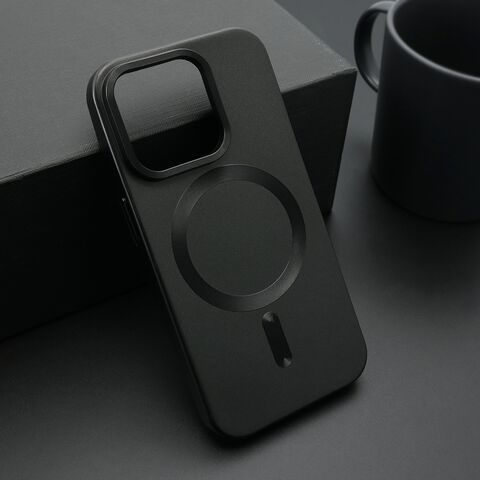 Zastitna maska (futrola) ELEGANT MAGSAFE - iPhone 15 Pro (6.1) crna (MS).