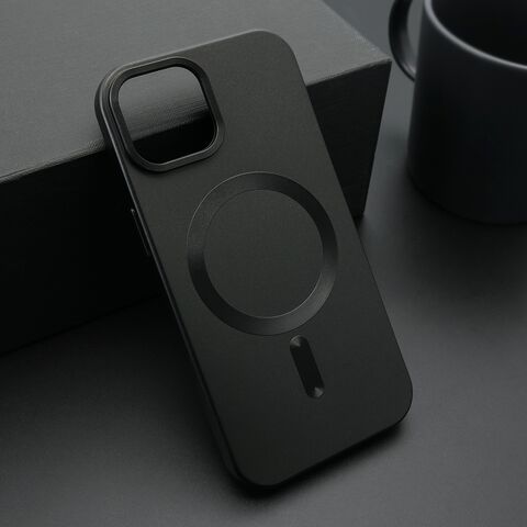 Zastitna maska (futrola) ELEGANT MAGSAFE - iPhone 15 crna (MS).
