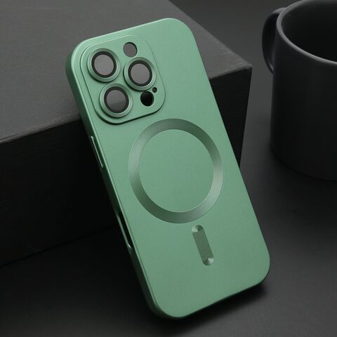 Zastitna maska (futrola) ELEGANT MAGSAFE - iPhone 16 Pro (6.3) zelena (MS).