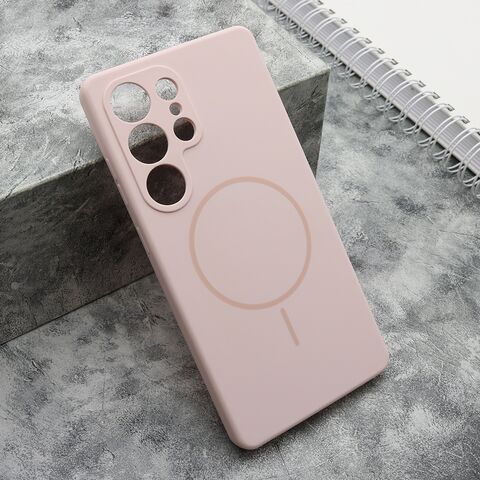 Zastitna maska (futrola) FLEX MagSafe - Samsung S938 Galaxy S25 Ultra 5G roze (MS).