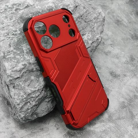 Zastitna maska (futrola) COLOR STRONG II - iPhone 17 Pro crvena (MS).