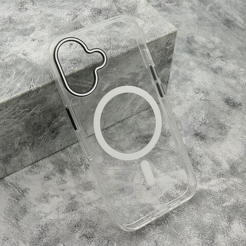 Zastitna maska (futrola) COLOR RING MagSafe - iPhone 17 bela (MS).