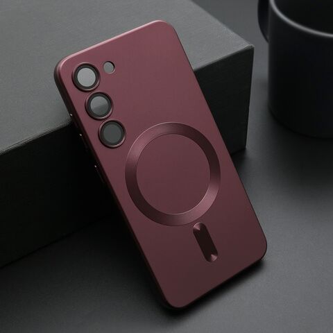 Zastitna maska (futrola) ELEGANT MAGSAFE - Samsung S911B Galaxy S23 5G crvena (MS).