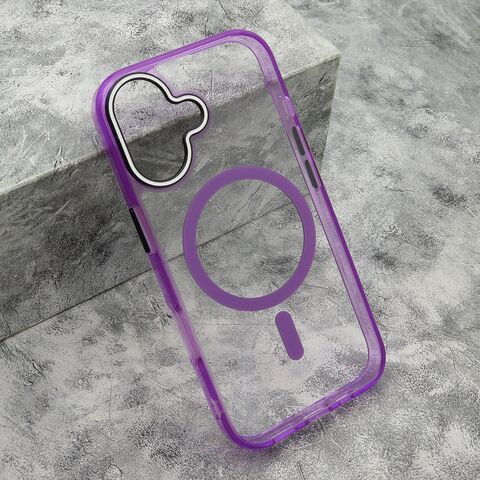 Zastitna maska (futrola) COLOR RING MagSafe - iPhone 17 ljubicasta (MS).