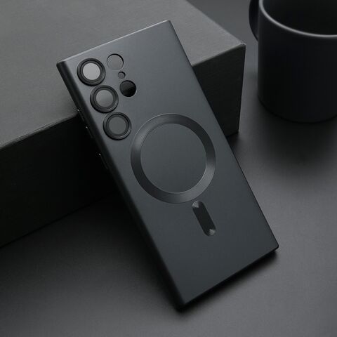 Zastitna maska (futrola) ELEGANT MAGSAFE - Samsung Galaxy S23 Ultra 5G crna (MS).