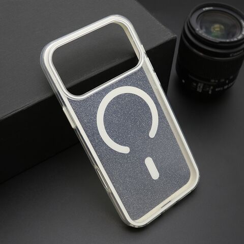 Zastitna maska (futrola) CRYSTAL MagSafe - iPhone 17 Pro Max (6.9) bela (MS).