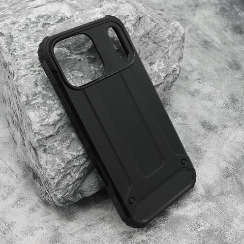 Zastitna maska (futrola) DEFENDER II - iPhone 17 Pro Max (6.9) crna (MS).