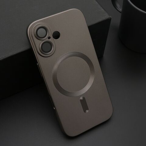 Zastitna maska (futrola) ELEGANT MAGSAFE - iPhone 17 siva (MS).