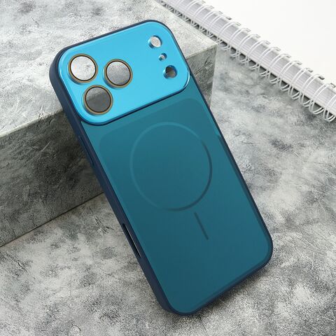 Zastitna maska (futrola) COLOR METAL MagSafe II - iPhone 17 Pro Max (6.9) plava (MS).