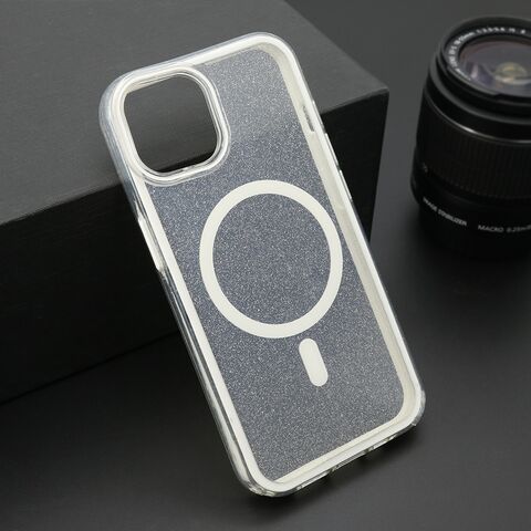 Zastitna maska (futrola) CRYSTAL MagSafe - iPhone 13 (6.1) bela (MS).