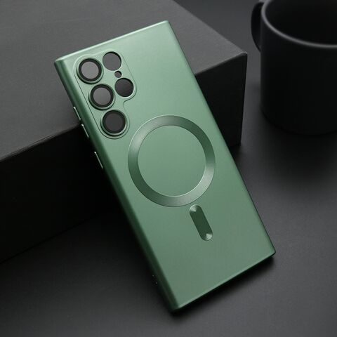 Zastitna maska (futrola) ELEGANT MAGSAFE - Samsung Galaxy S22 Ultra 5G zelena (MS).