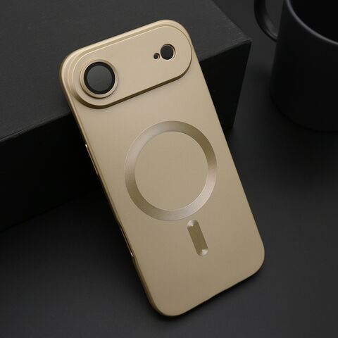 Zastitna maska (futrola) ELEGANT MAGSAFE - iPhone 17 Air zlatna (MS).