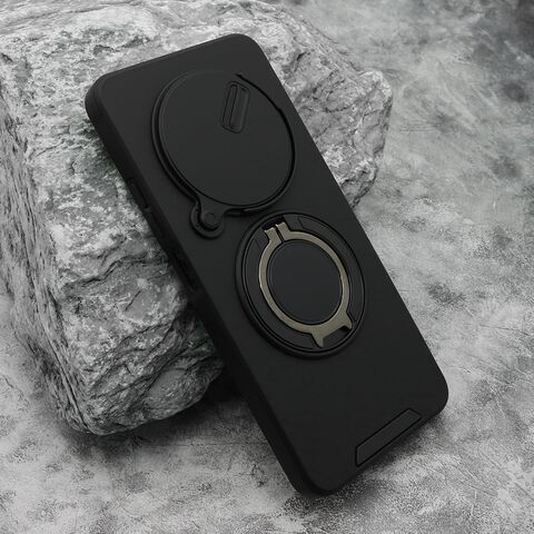 Zastitna maska (futrola) DEFENDER CAMSHIELD - Xiaomi Redmi 14C/Redmi A4 crna (MS).