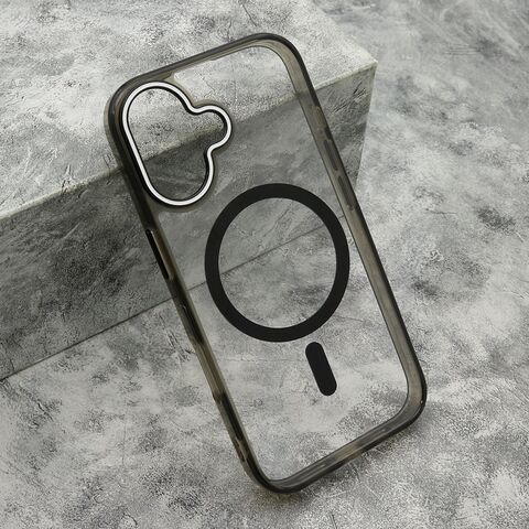 Zastitna maska (futrola) COLOR RING MagSafe - iPhone 17 crna (MS).