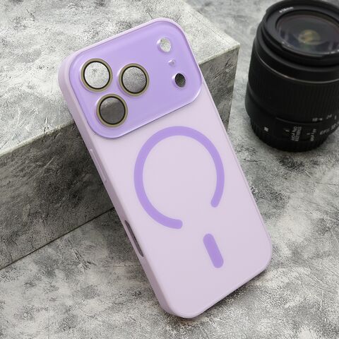 Zastitna maska (futrola) PASTELPOP MagSafe - iPhone 17 Pro ljubicasta (MS).