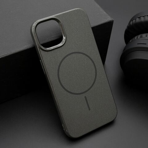 Zastitna maska (futrola) JELLY MagSafe - iPhone 13 (6.1) crna (MS).