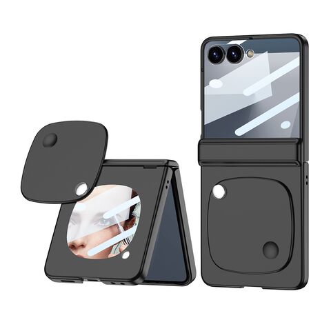 Zastitna maska (futrola) MIRROR CASE - Samsung F751B Galaxy Z Flip 7 5G crna (GKK case) (MS).