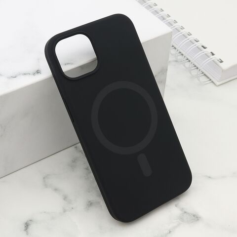 Zastitna maska (futrola) PURE MagSafe - iPhone 13 (6.1) crna (MS).