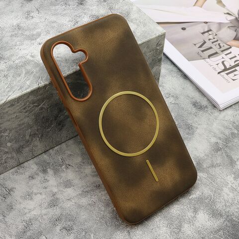 Zastitna maska (futrola) LUX SKIN MagSafe - Samsung A166 Galaxy A16 5G zlatna (MS).