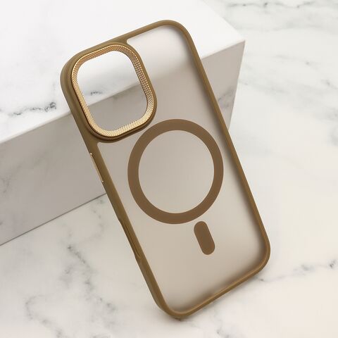 Zastitna maska (futrola) SILKY MagSafe II - iPhone 17 zlatna (MS).