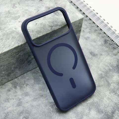 Zastitna maska (futrola) SILKY MagSafe mat - iphone 17 Pro Max (6.9) plava (MS).