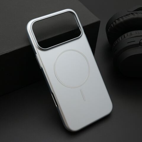 Zastitna maska (futrola) PURE mat MagSafe - iPhone 17 Pro Max (6.9) srebrna (MS).