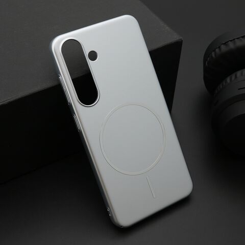 Zastitna maska (futrola) PURE mat MagSafe - Samsung S921 Galaxy S24 5G srebrna (MS).