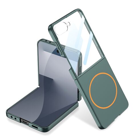 Zastitna maska (futrola) SMOOTH MagSafe - Samsung F751B Galaxy Z Flip 7 5G zelena (GKK case) (MS).