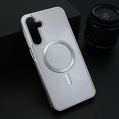 Zastitna maska (futrola) ZEN SHIELD MagSafe - Samsung A166 Galaxy A16 5G srebrna (MS).