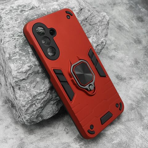 Zastitna maska (futrola) Square ring - Samsung A566 Galaxy A56 5G crvena (MS).