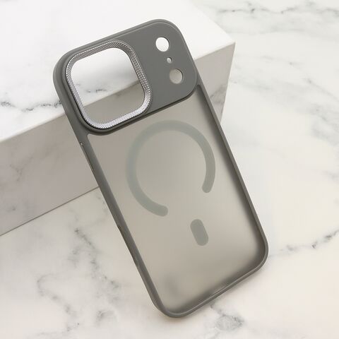 Zastitna maska (futrola) SILKY MagSafe II - iPhone 17 Pro Max (6.9) siva (MS).
