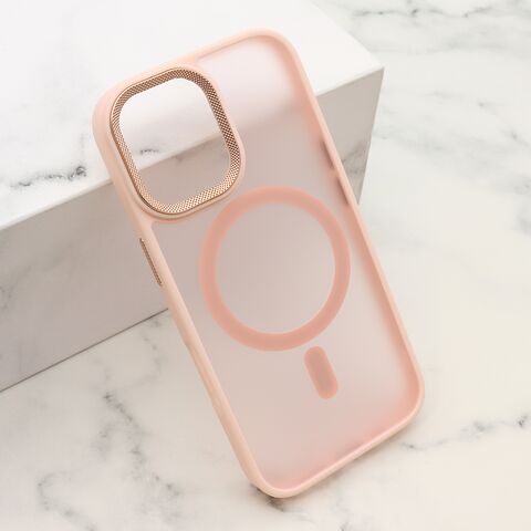 Zastitna maska (futrola) SILKY MagSafe II - iPhone 17 roze (MS).