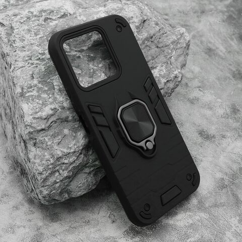 Zastitna maska (futrola) Square ring - Huawei Honor X8c crna (MS).