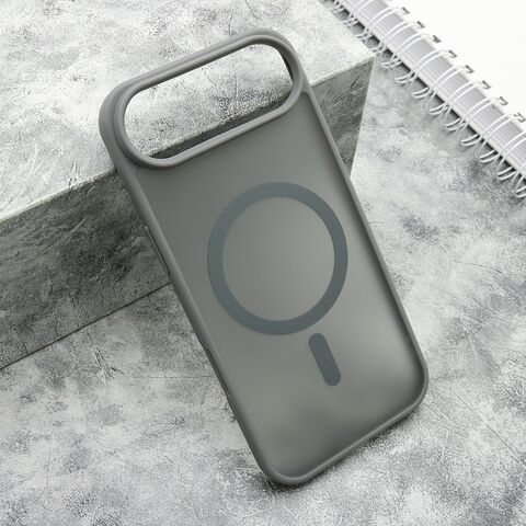 Zastitna maska (futrola) SILKY MagSafe - iPhone 17 Air siva (MS).