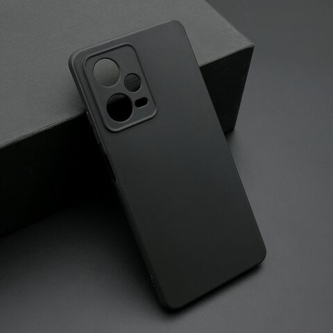 Zastitna ultra tanka (skin) maska / futrola KOLOR - Xiaomi Redmi Note 12 Pro 5G crna (MS).