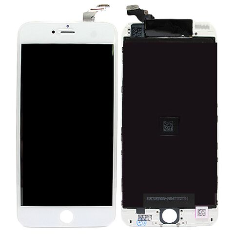 LCD displej (ekran) - Iphone 6 Plus + Touch screen beli (white) high copy (MS).