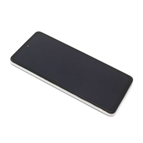 LCD displej (ekran) - Samsung A525F/A526B Galaxy A52 4G/5G + Touch screen + okvir beli (white) Full ORG CHINA (MS).