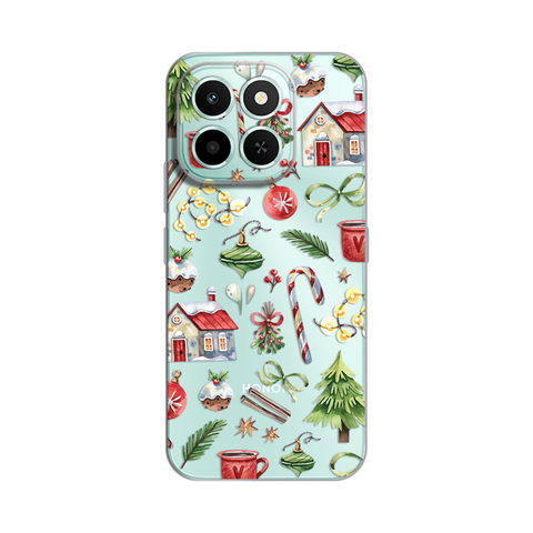 Zastitna ultra tanka (skin) maska / futrola PRINT - Huawei Honor X6c Winter Spirit.