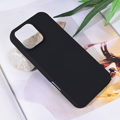 Zastitna maska (futrola) Teracell Soft Velvet - iPhone 16 Pro Max 6.9 crna.