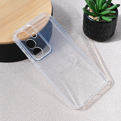 Zastitna maska (futrola) Sparkle Dust - Samsung S931 Galaxy S25 Transparent.