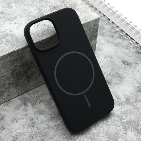Zastitna maska (futrola) FLEX MagSafe - iPhone 15 crna (MS).