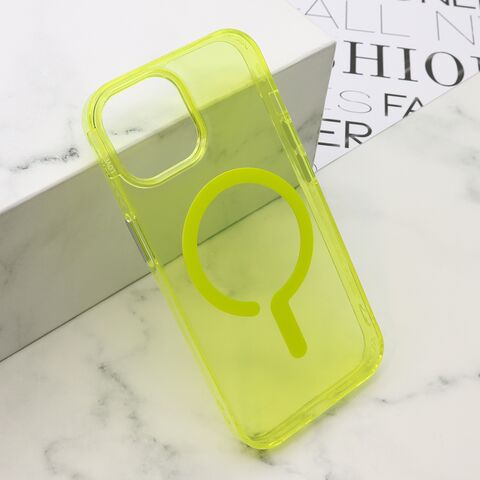 Zastitna maska (futrola) ColorLoop MagSafe - iPhone 15 zuta (MS).