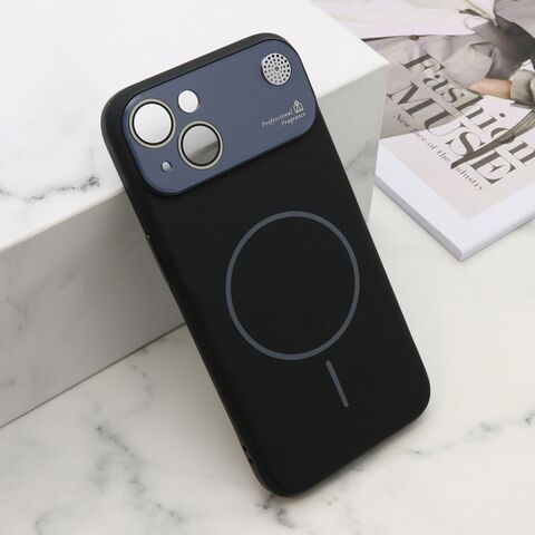 Zastitna maska (futrola) PASTEL DREAMS MagSafe - iPhone 14 (6.1) crna (MS).