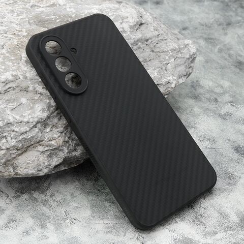 Zastitna silikonska maska (futrola) CARBON LIGHT - Samsung A366 Galaxy A36 5G crna (MS).